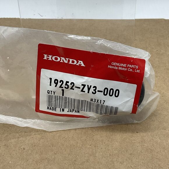 Honda GROMMET, WATER TUBE 19252-ZY3-000 OEM NEW - Picture 1 of 4